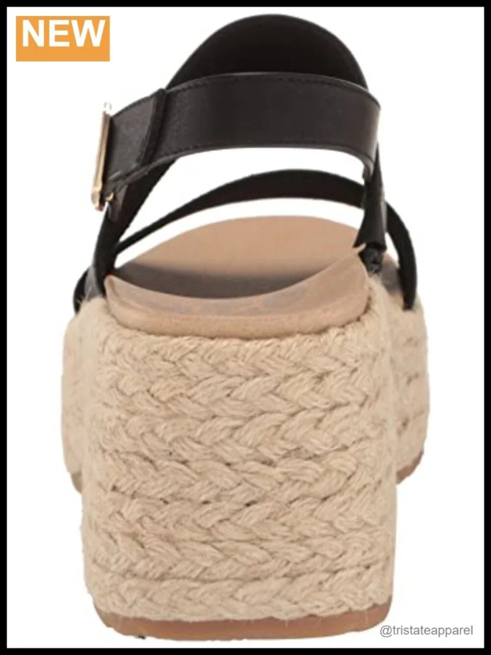 Dr Scholls Womens Delaney Espadrille Wedge Sandal Faux Leather Platform
